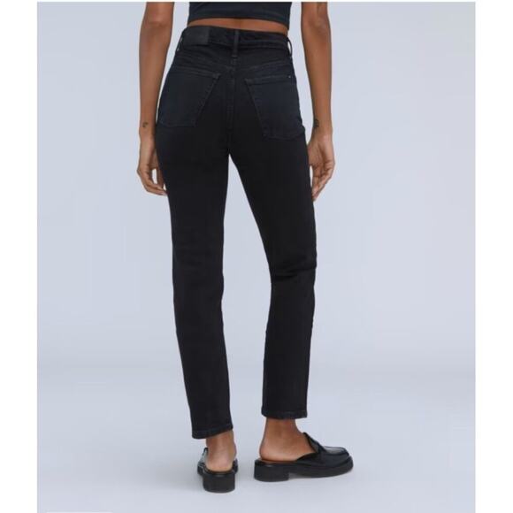 NWT Everlane The Original Cheeky Crop Jean in Coal Black Size 25 - Picture 3 of 14